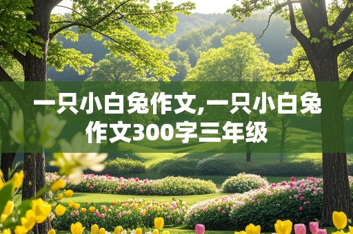 一只小白兔作文,一只小白兔作文300字三年级