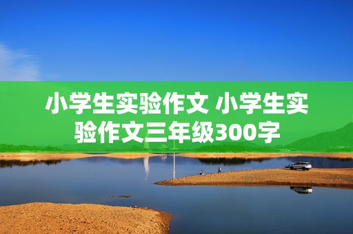 小学生实验作文 小学生实验作文三年级300字