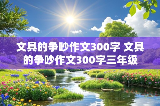 文具的争吵作文300字 文具的争吵作文300字三年级