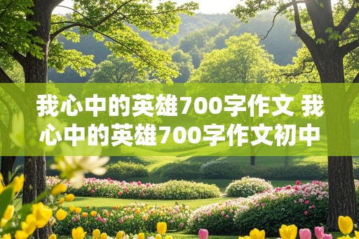 我心中的英雄700字作文 我心中的英雄700字作文初中