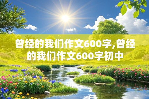 曾经的我们作文600字,曾经的我们作文600字初中