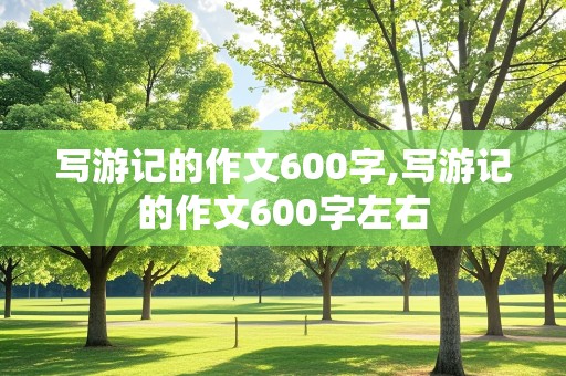 写游记的作文600字,写游记的作文600字左右