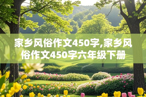 家乡风俗作文450字,家乡风俗作文450字六年级下册