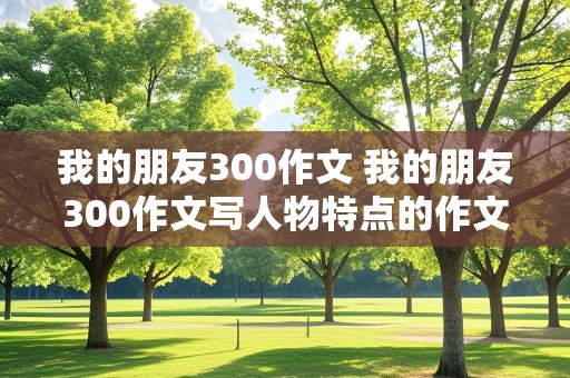 我的朋友300作文 我的朋友300作文写人物特点的作文