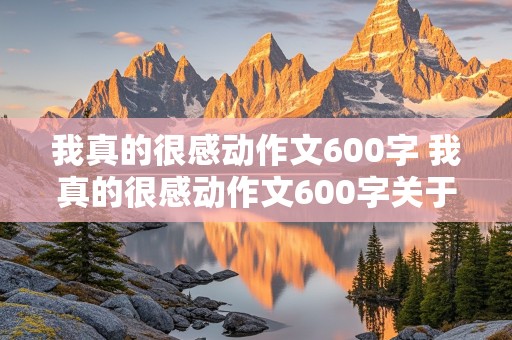 我真的很感动作文600字 我真的很感动作文600字关于小学生活