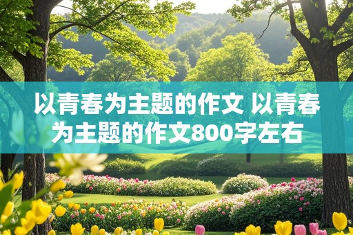 以青春为主题的作文 以青春为主题的作文800字左右