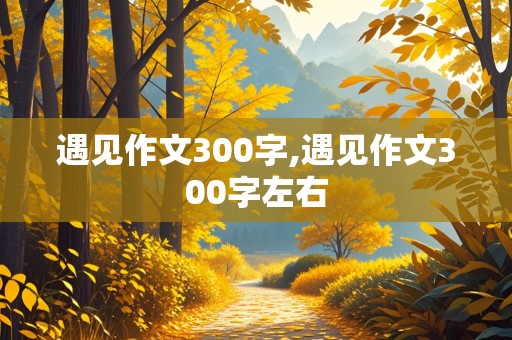 遇见作文300字,遇见作文300字左右