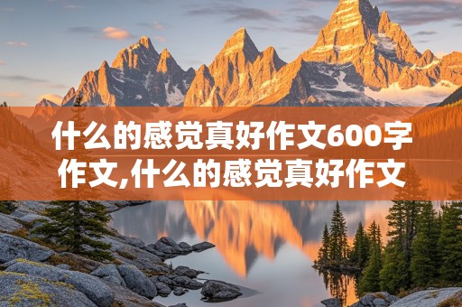 什么的感觉真好作文600字作文,什么的感觉真好作文600字作文六年级