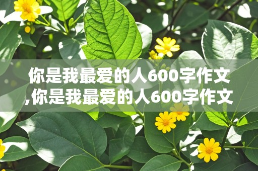 你是我最爱的人600字作文,你是我最爱的人600字作文初中