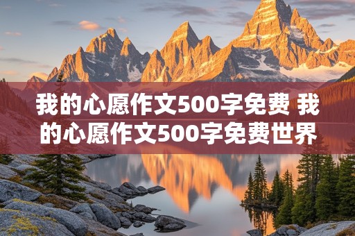 我的心愿作文500字免费 我的心愿作文500字免费世界上没有疾病