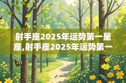 射手座2025年运势第一星座,射手座2025年运势第一星座是什么