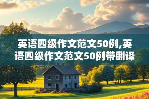 英语四级作文范文50例,英语四级作文范文50例带翻译