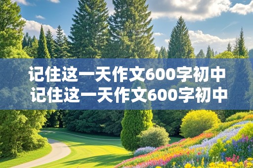 记住这一天作文600字初中 记住这一天作文600字初中记叙文