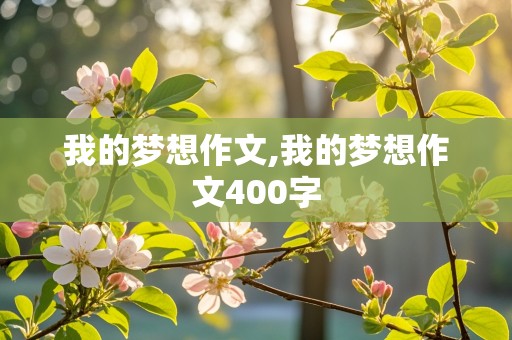 我的梦想作文,我的梦想作文400字