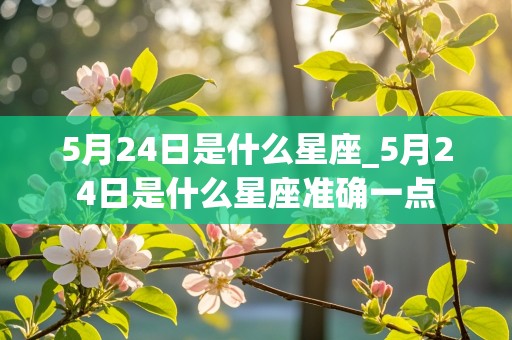 5月24日是什么星座_5月24日是什么星座准确一点