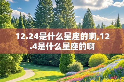 12.24是什么星座的啊,12.4是什么星座的啊