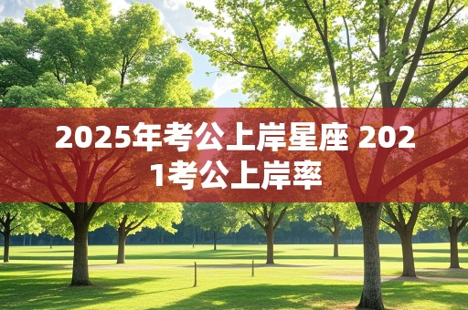 2025年考公上岸星座 2021考公上岸率