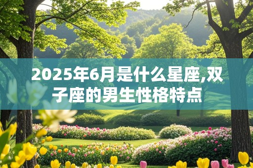 2025年6月是什么星座,双子座的男生性格特点