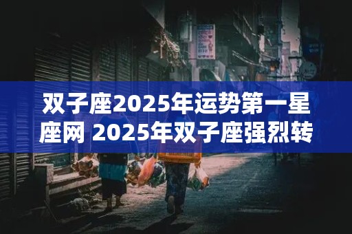 双子座2025年运势第一星座网 2025年双子座强烈转变的一年