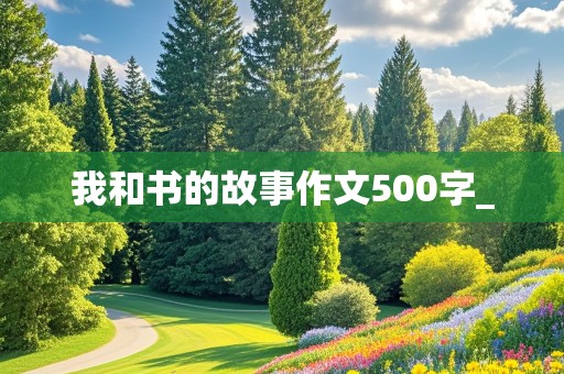 我和书的故事作文500字_