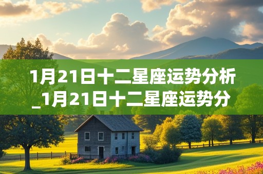 1月21日十二星座运势分析_1月21日十二星座运势分析