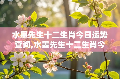 水墨先生十二生肖今日运势查询,水墨先生十二生肖今日运势查询猪