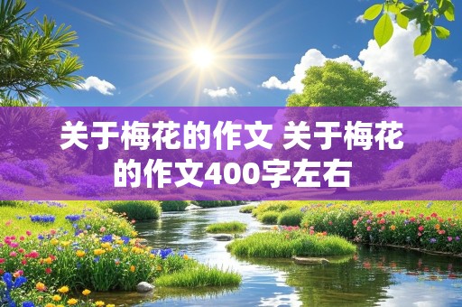 关于梅花的作文 关于梅花的作文400字左右