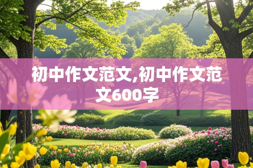 初中作文范文,初中作文范文600字