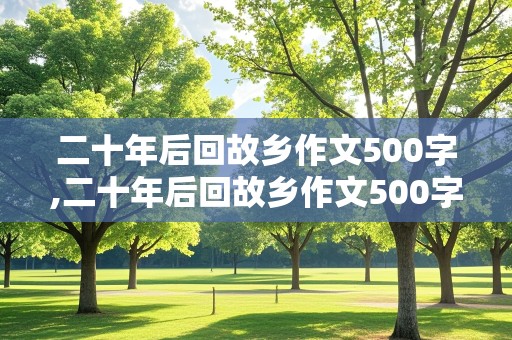 二十年后回故乡作文500字,二十年后回故乡作文500字五年级