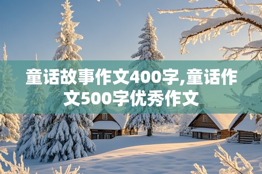 童话故事作文400字,童话作文500字优秀作文