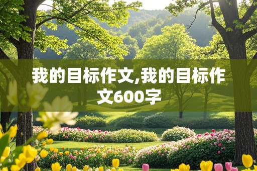 我的目标作文,我的目标作文600字