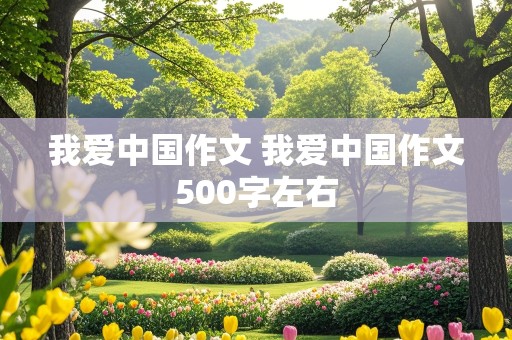 我爱中国作文 我爱中国作文500字左右