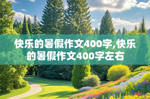 快乐的暑假作文400字,快乐的暑假作文400字左右