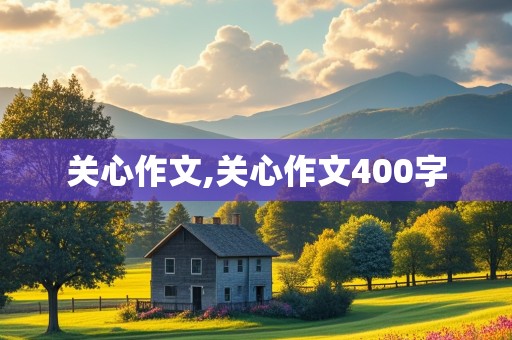 关心作文,关心作文400字