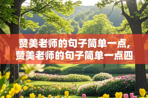 赞美老师的句子简单一点,赞美老师的句子简单一点四年级