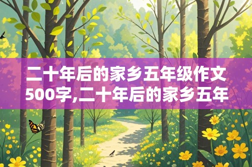 二十年后的家乡五年级作文500字,二十年后的家乡五年级作文