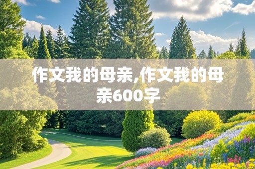 作文我的母亲,作文我的母亲600字