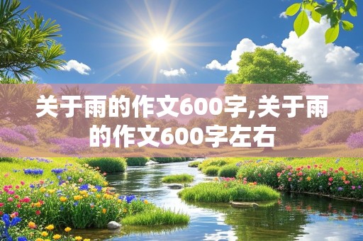 关于雨的作文600字,关于雨的作文600字左右