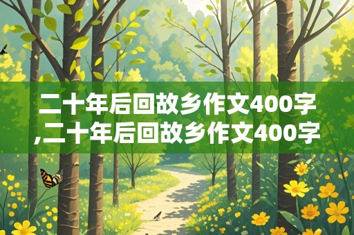 二十年后回故乡作文400字,二十年后回故乡作文400字左右