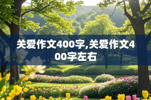 关爱作文400字,关爱作文400字左右