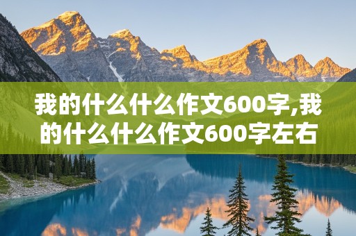 我的什么什么作文600字,我的什么什么作文600字左右