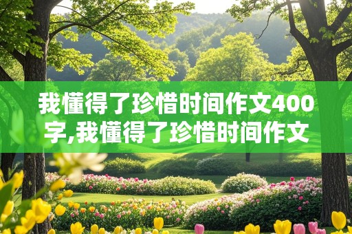 我懂得了珍惜时间作文400字,我懂得了珍惜时间作文400字左右