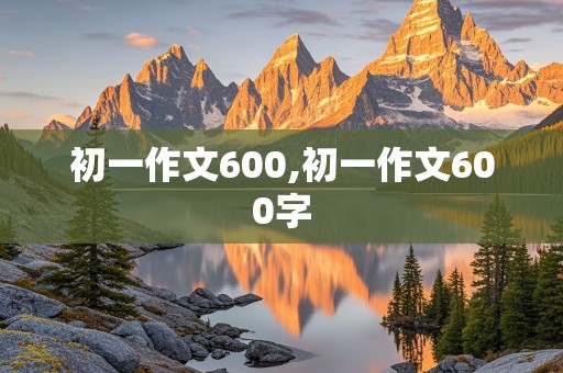 初一作文600,初一作文600字