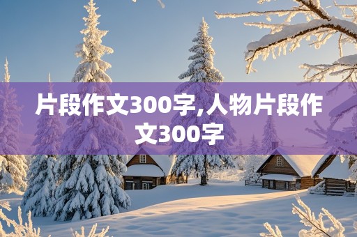 片段作文300字,人物片段作文300字