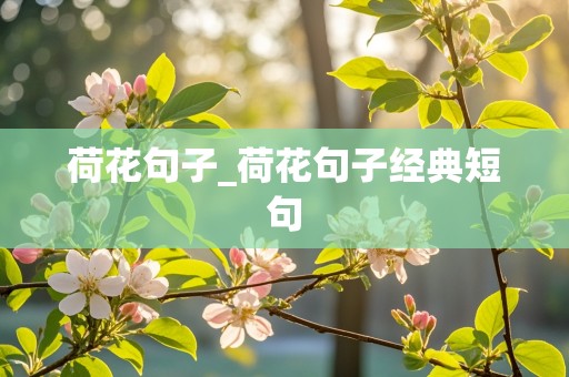 荷花句子_荷花句子经典短句