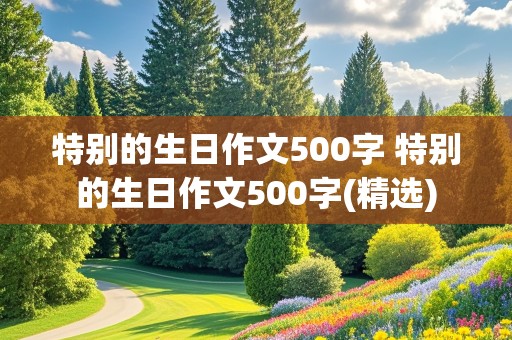 特别的生日作文500字 特别的生日作文500字(精选)