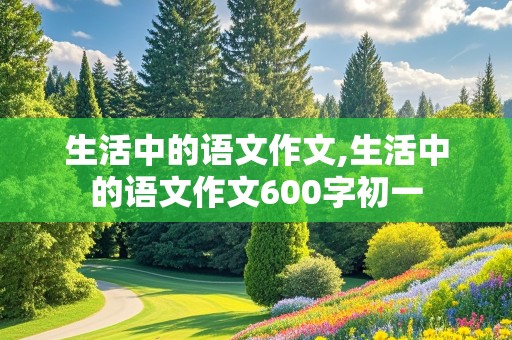 生活中的语文作文,生活中的语文作文600字初一