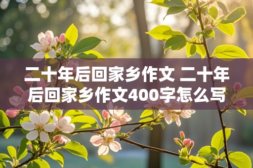 二十年后回家乡作文 二十年后回家乡作文400字怎么写