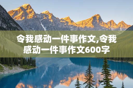 令我感动一件事作文,令我感动一件事作文600字