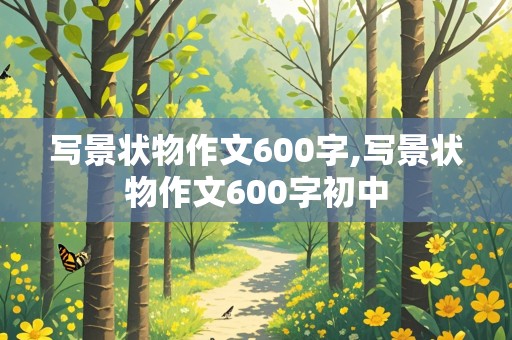 写景状物作文600字,写景状物作文600字初中